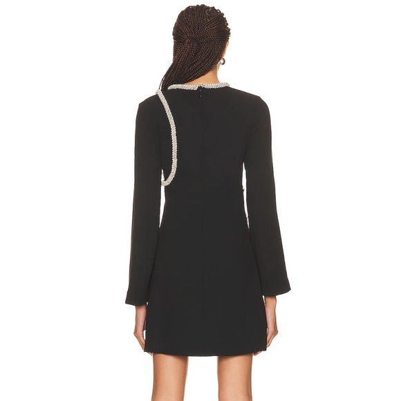 Jonathan Simkhai KATHERINE DIAMANTE CUTOUT MINI DRESS size 4 - Picture 3 of 8